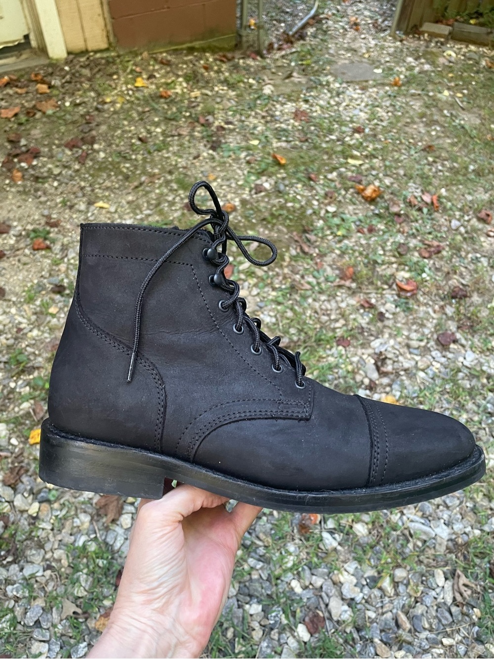 Thursday Boot Captains Black Boots Size 10.5